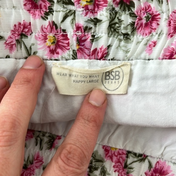 BSB Jeans Floral Tiered Mini Skirt - Picture 7 of 9